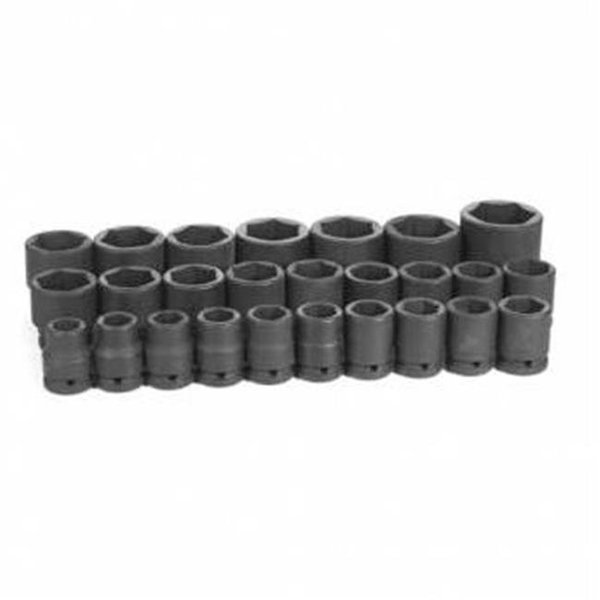 Grey Pneumatic Grey Pneumatic Corp. GY8026M .75 in. Drive 19-50mm Metric Master Set - 26 Pieces GY8026M